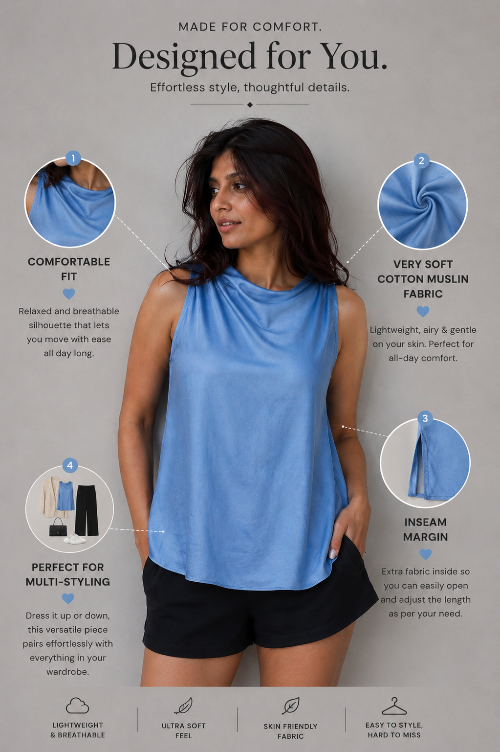 The Blueberry Kiss Top