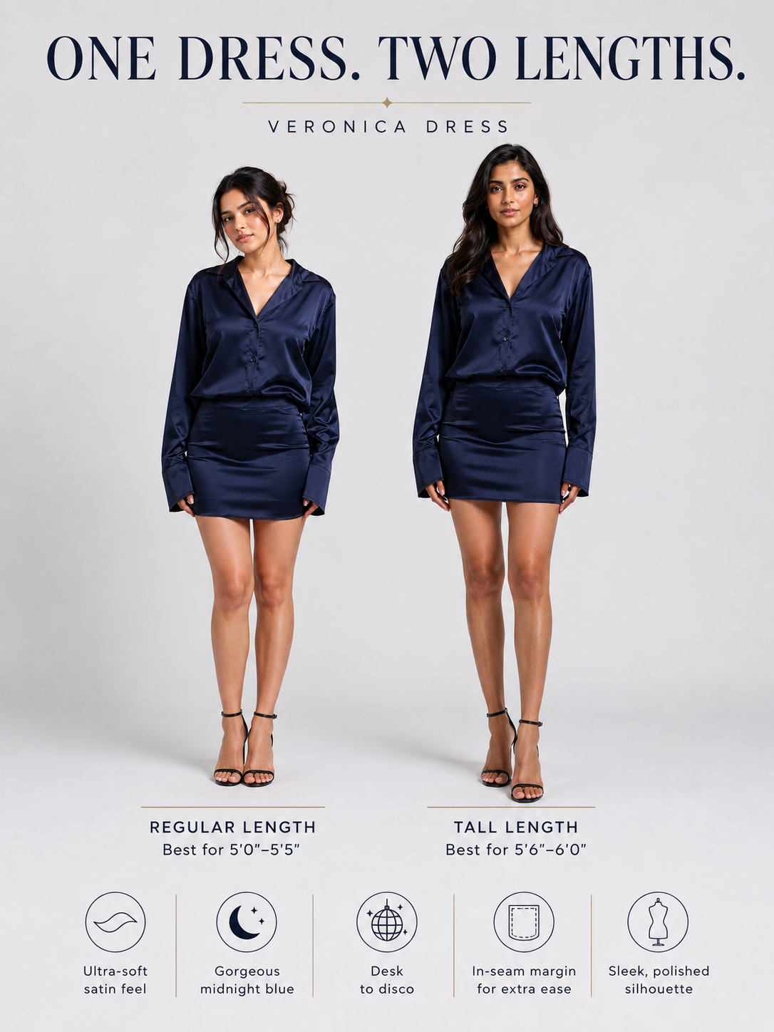 Veronica Dress (Regular 5' to 5'5")