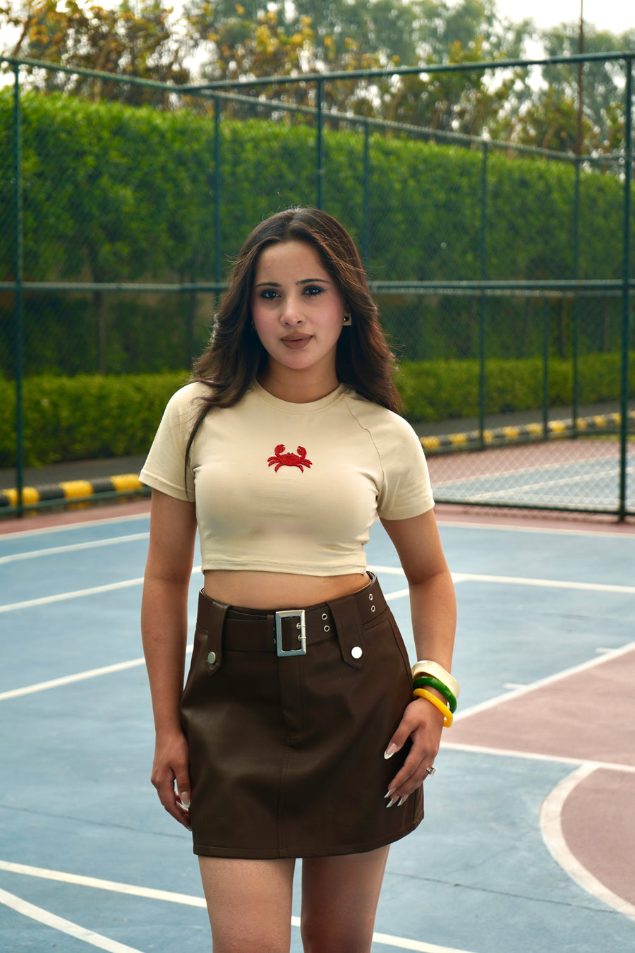 Crabyy  crop T-Shirt